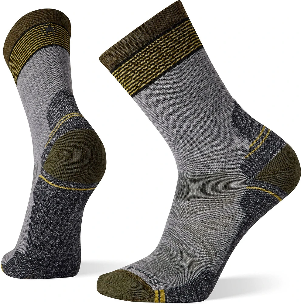 Performance Hike Light Cushion Micro Stripe Crew Grey