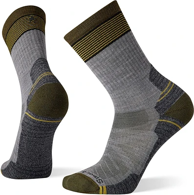 Performance Hike Light Cushion Micro Stripe Crew Grey