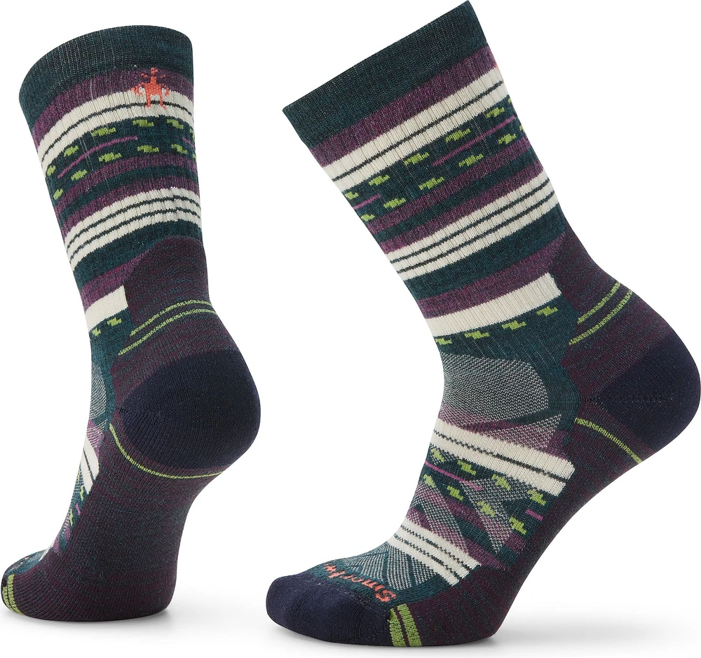 W Hike Light Cushion Margarita Crew Socks Twilight Blue