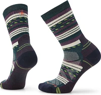 W Hike Light Cushion Margarita Crew Socks Twilight Blue