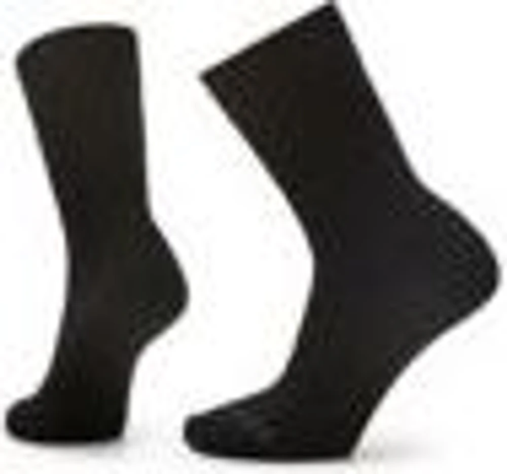 Women's Everyday Cable Crew Socks Black