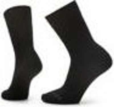 Women's Everyday Cable Crew Socks Black