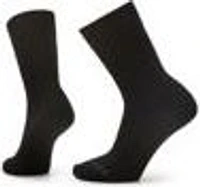 Women's Everyday Cable Crew Socks Black