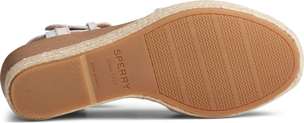 Fairwater Plushwave Wedge Ivory & Blue
