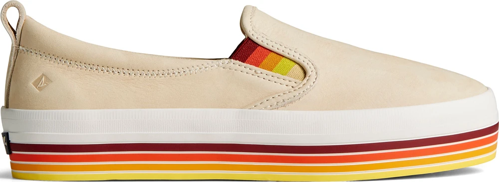 Crest Twin Gore Platform Tan