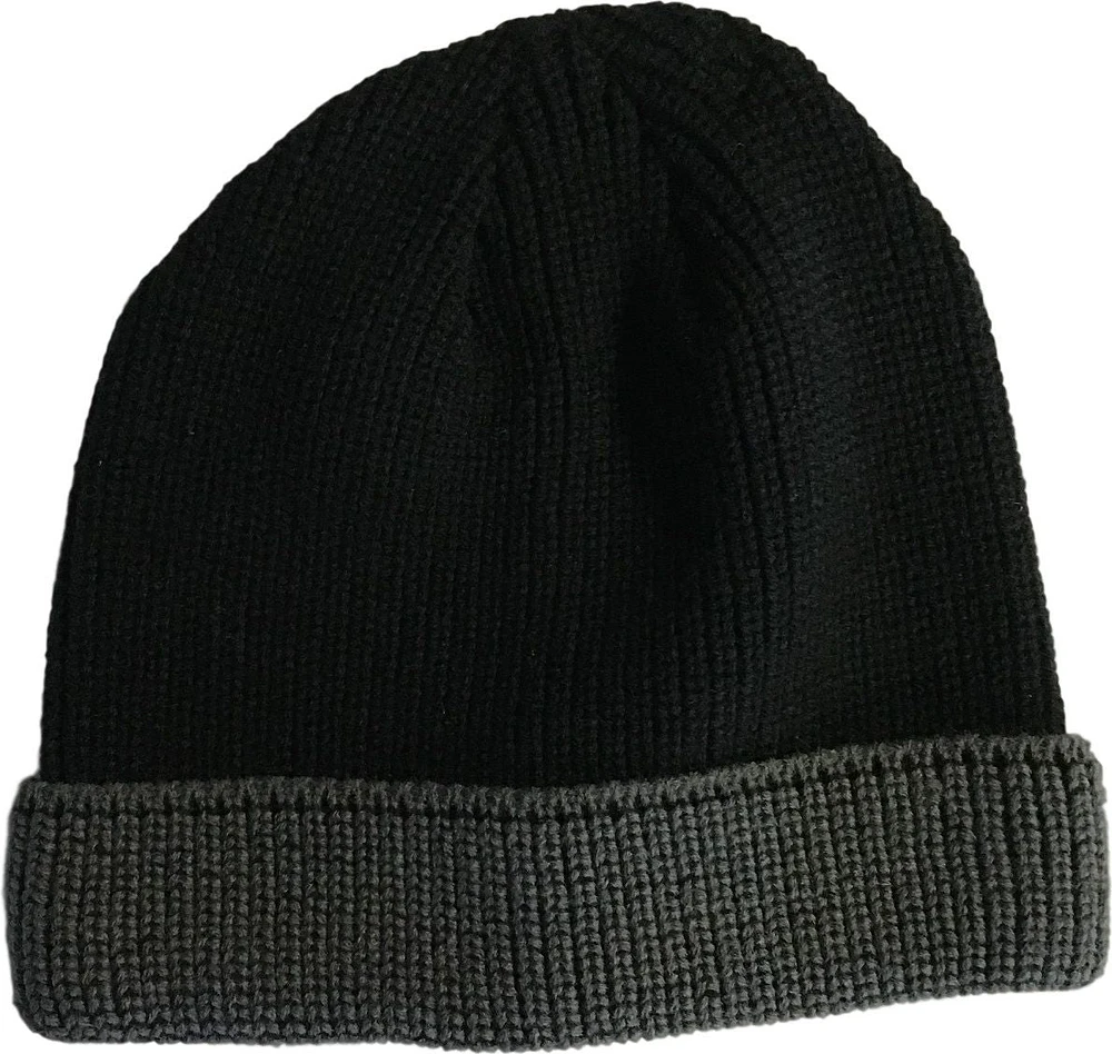 Acrylic Toque Black Grey