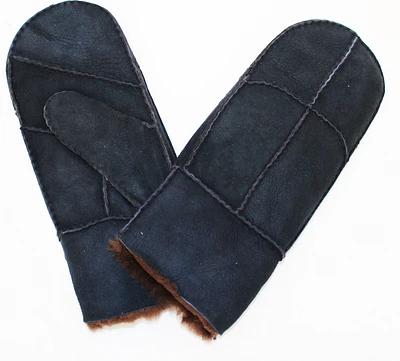 Shearling Mitt Navy