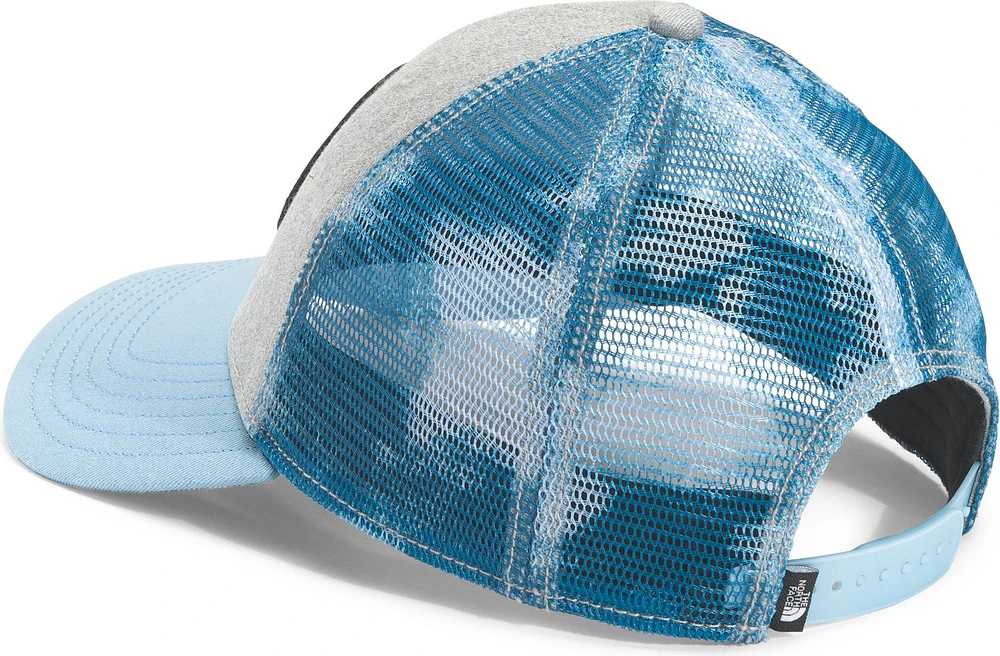 Mudder Trucker Hat TNF Light Grey Heather/Beta Blue Retro Dye Print/Graphic Batch