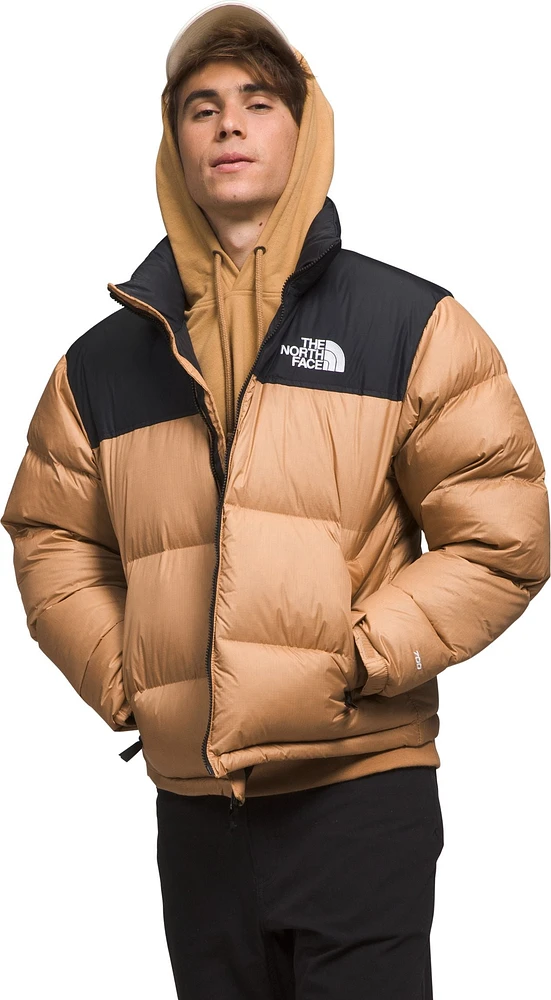 Men's 1996 Retro Nuptse Jacket Almond Butter TNF Black