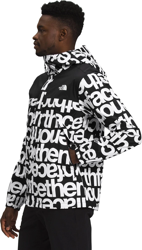 M Antora Jacket TNF Black Lowercase Print
