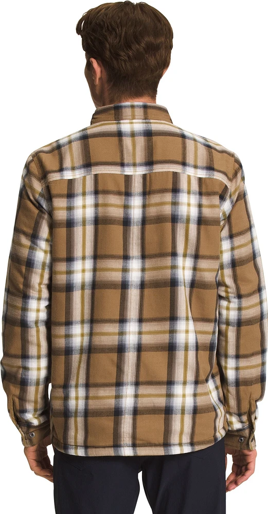 Men's Campshire Shirt Utility Brown Medium Bold Shadow Plaid