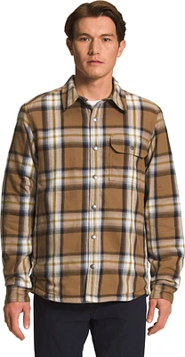Men's Campshire Shirt Utility Brown Medium Bold Shadow Plaid