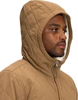 Men's Cuchillo Insulated Full Zip Hoodie Utility Brown Bleached Sand