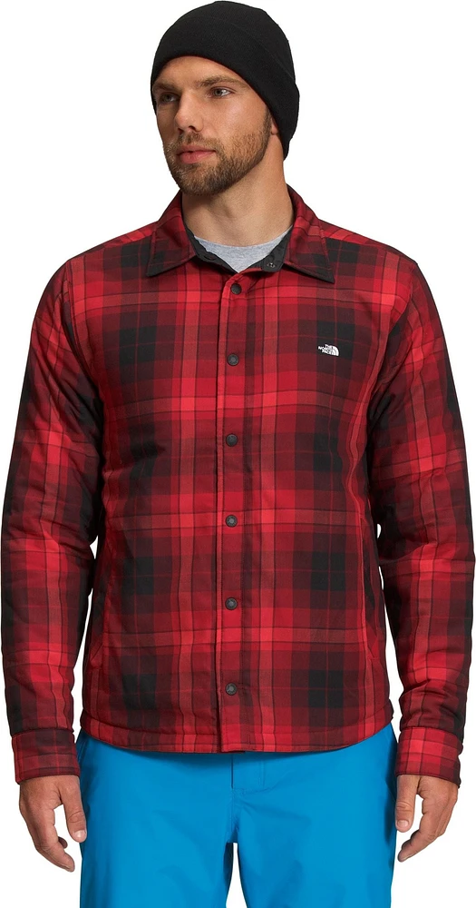 Men's Fort Point Insulated Flannel TNF Red Large Icon Plaid 2
