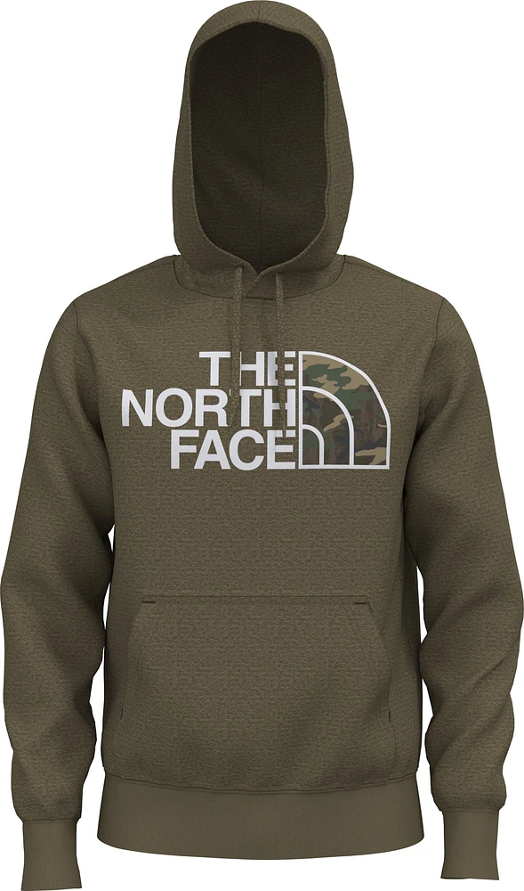 Men's Half Dome Pullover Hoodie Military Olive/Multi Color Print