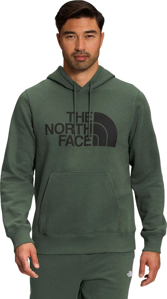 Men's Half Dome Pullover Hoodie Thyme TNF Black