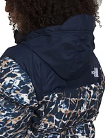 Women's 1996 Retro Nuptse Jacket Dusty Periwinkle Water Distortion Summit Navy
