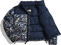 Women's 1996 Retro Nuptse Jacket Dusty Periwinkle Water Distortion Summit Navy
