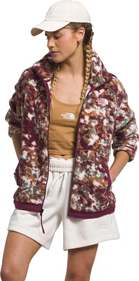 Women's Campshire Fleece Jacket Boysenberry Velocity Texture Print
