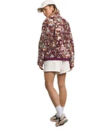 Women's Campshire Fleece Jacket Boysenberry Velocity Texture Print