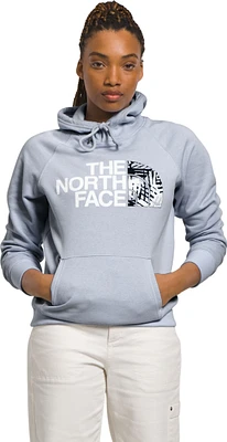 Women's Half Dome Hoodie Cosmic Dusty Periwinkle Crosshatch Camo Print