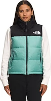 Womens 1996 Retro Nuptse Vest Wasabi