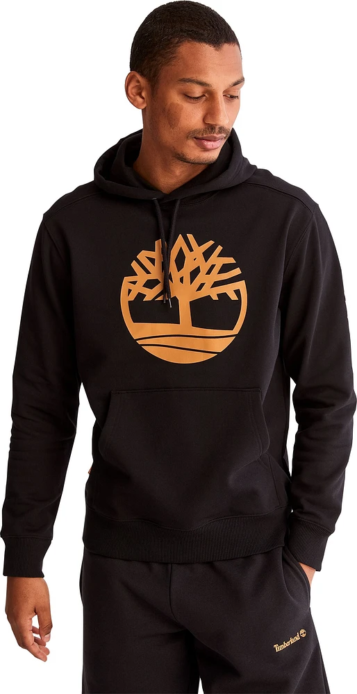 Core Tree Logo Pullover Hoodie Black