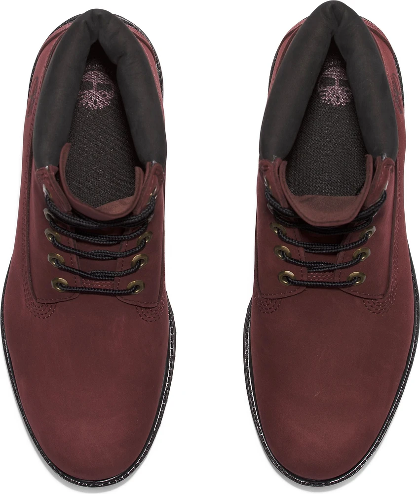 6inch Premium Icon Burgundy Nubuck