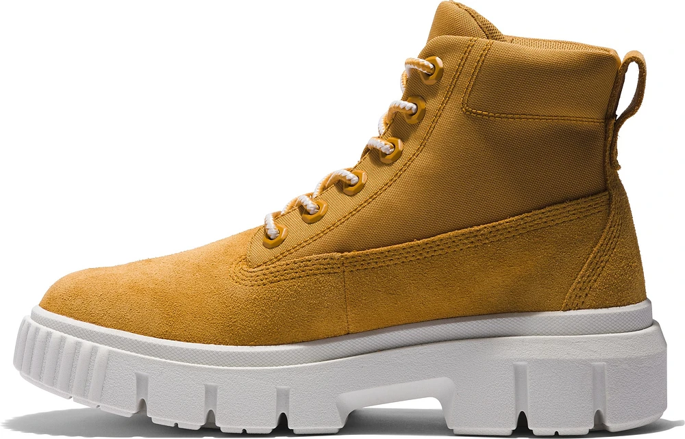 Greyfield Leather And Fabric Boot Wheat