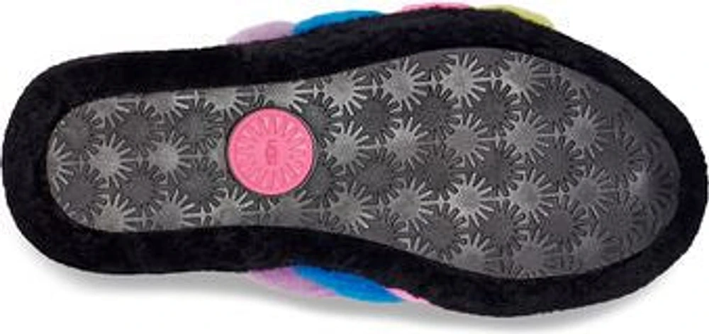 Fluff Yeah Slide Black And Taffy Pink