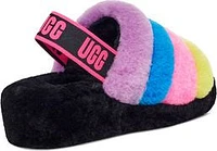 Fluff Yeah Slide Black And Taffy Pink