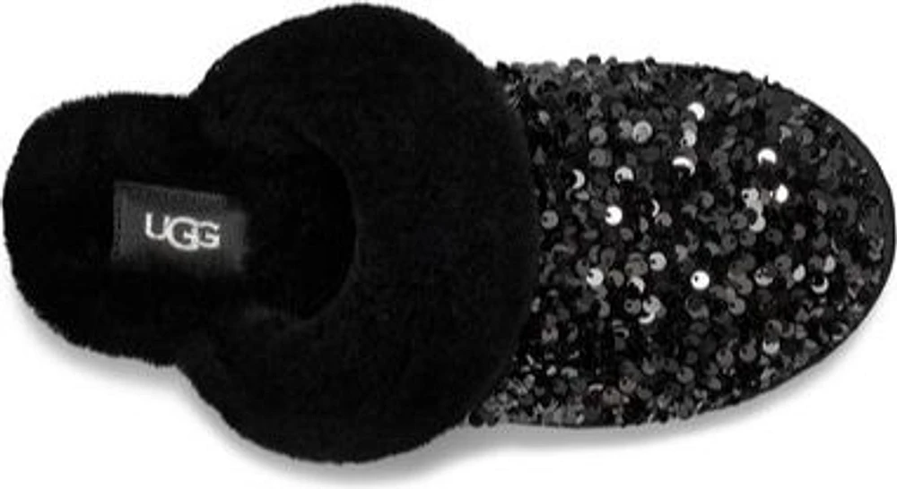 Scuffette II Chunky Sequin Black
