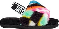 Toddler Fluff Yeah Slide Checks Black