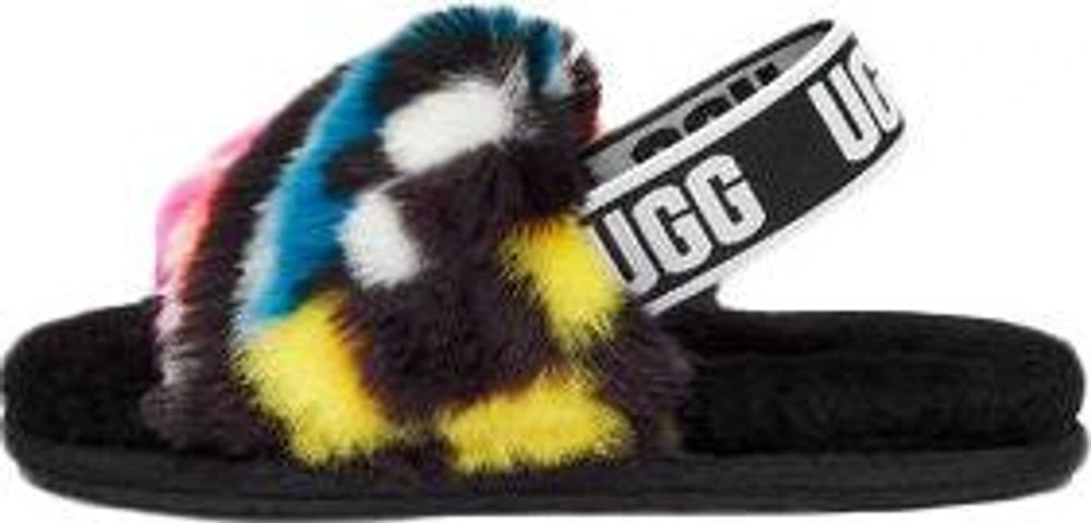 Toddler Fluff Yeah Slide Checks Black