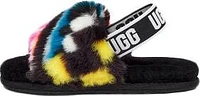 Toddler Fluff Yeah Slide Checks Black