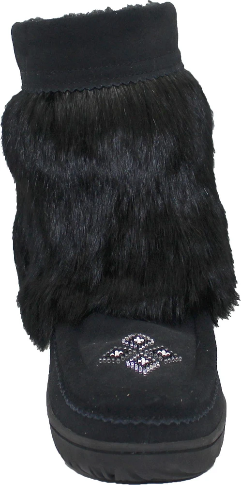 Mid Black Suede Mukluk