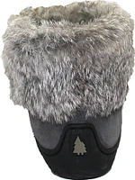 Short Charcoal Suede Mukluk
