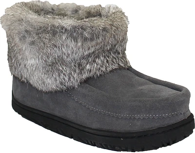 Short Charcoal Suede Mukluk