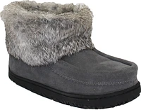Short Charcoal Suede Mukluk