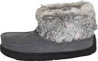 Short Charcoal Suede Mukluk