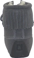 Short Lace up Charcoal Suede Boot