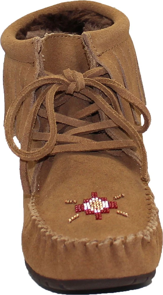 Short Lace up Oak Suede Boot