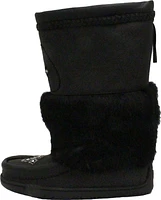 Tall Waterproof Black Leather Mukluk