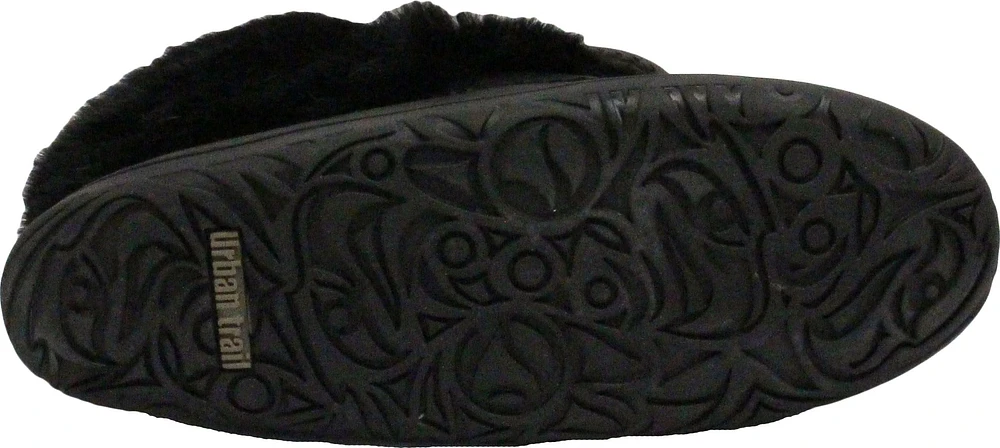 Tall Waterproof Black Leather Mukluk