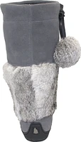 Tall Waterproof Charcoal Suede Mukluk
