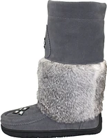 Tall Waterproof Charcoal Suede Mukluk