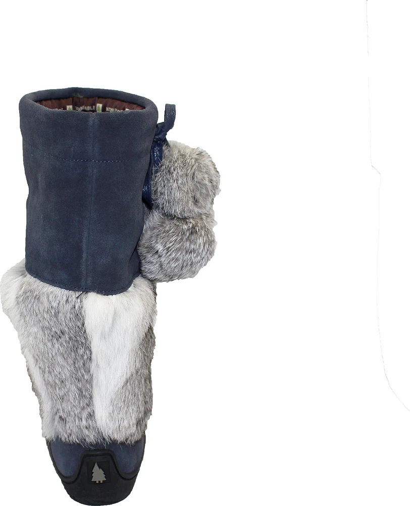 Tall Waterproof Navy Suede Mukluk