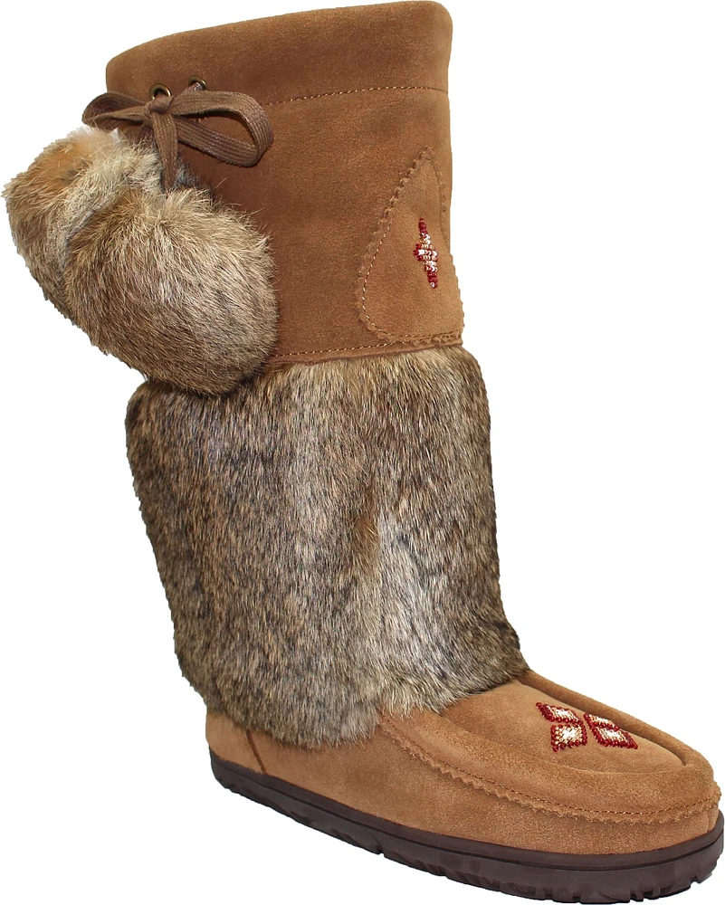 Tall Waterproof Oak Suede Mukluk