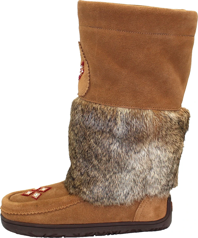 Tall Waterproof Oak Suede Mukluk