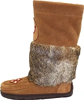 Tall Waterproof Oak Suede Mukluk